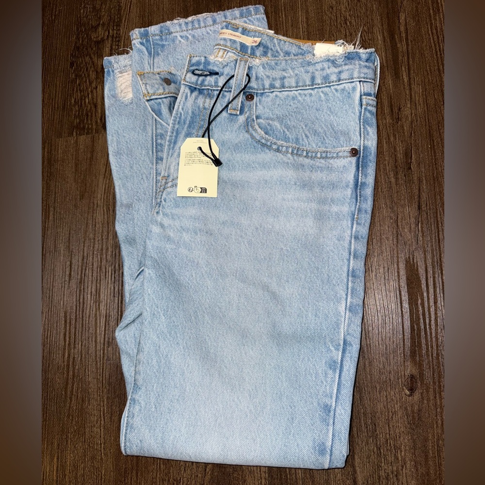 Levi's Light Blue Straight-Leg Women's Jeans